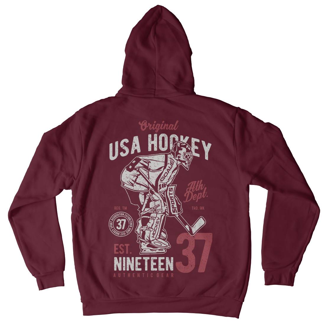 Hockey Tournament Kids Crew Neck Hoodie Sport A782