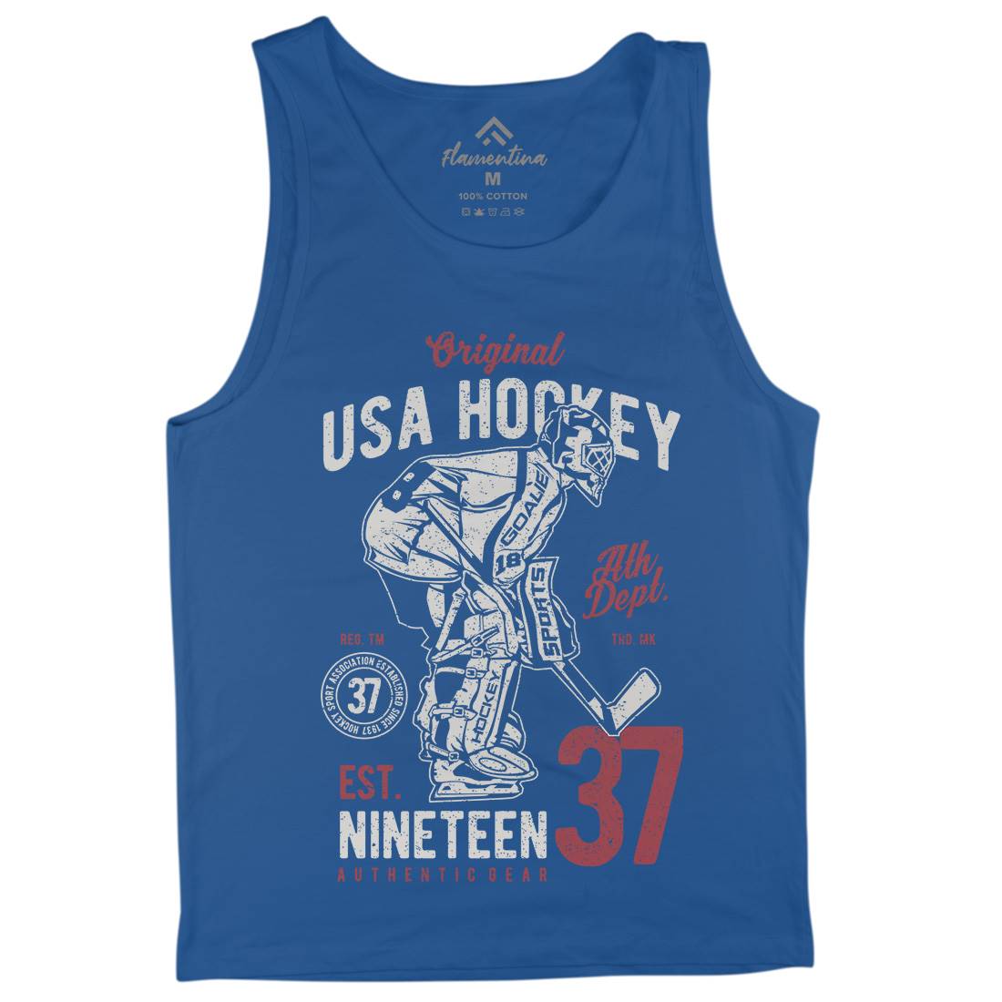 Hockey Tournament Mens Tank Top Vest Sport A782