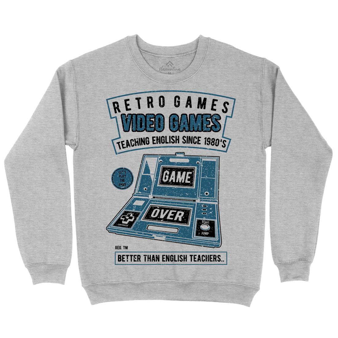 Video Games Mens Crew Neck Sweatshirt Geek A783