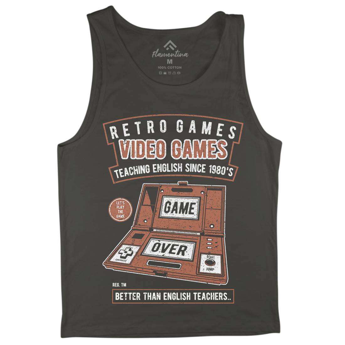Video Games Mens Tank Top Vest Geek A783