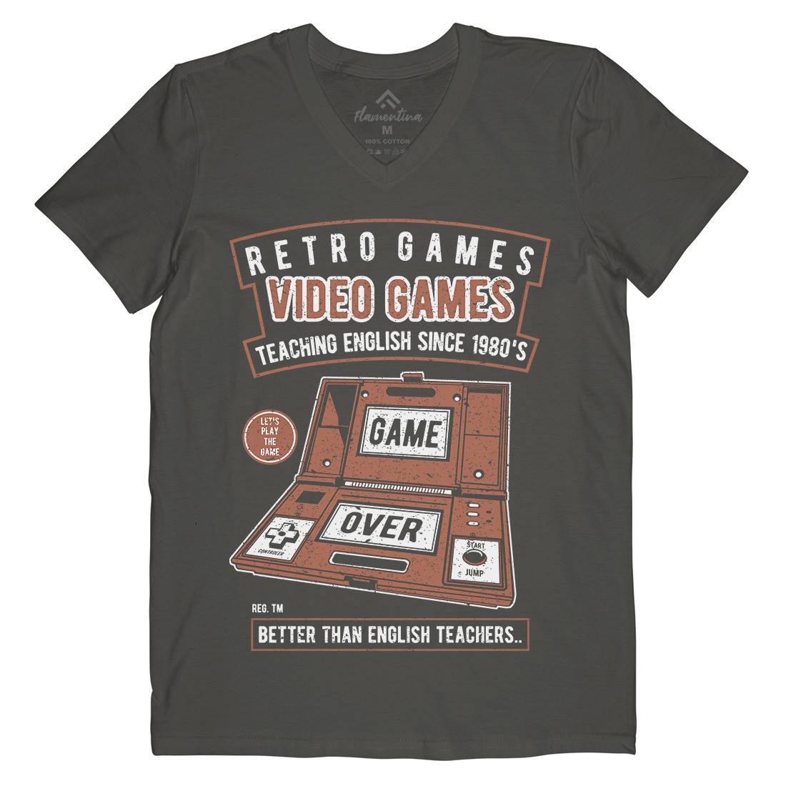 Video Games Mens V-Neck T-Shirt Geek A783