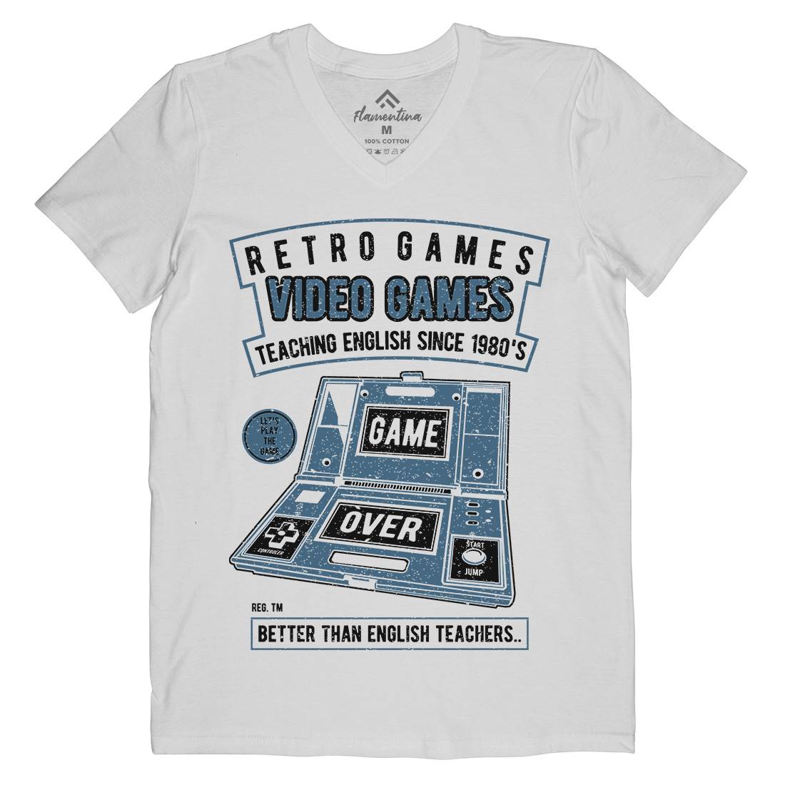 Video Games Mens V-Neck T-Shirt Geek A783