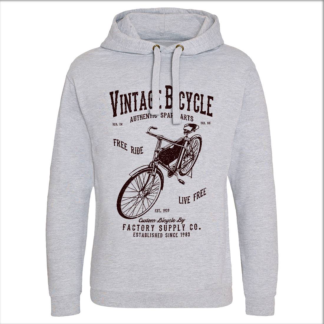 Vintage Bicycle Mens Hoodie Without Pocket Bikes A784