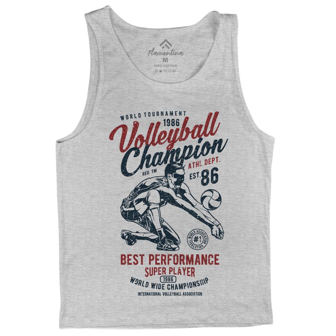 Volleyball Champion Mens Tank Top Vest Sport A789