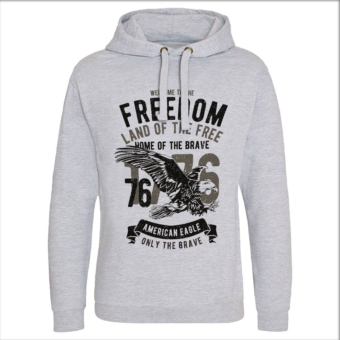 Welcome To The Freedom Mens Hoodie Without Pocket Army A790