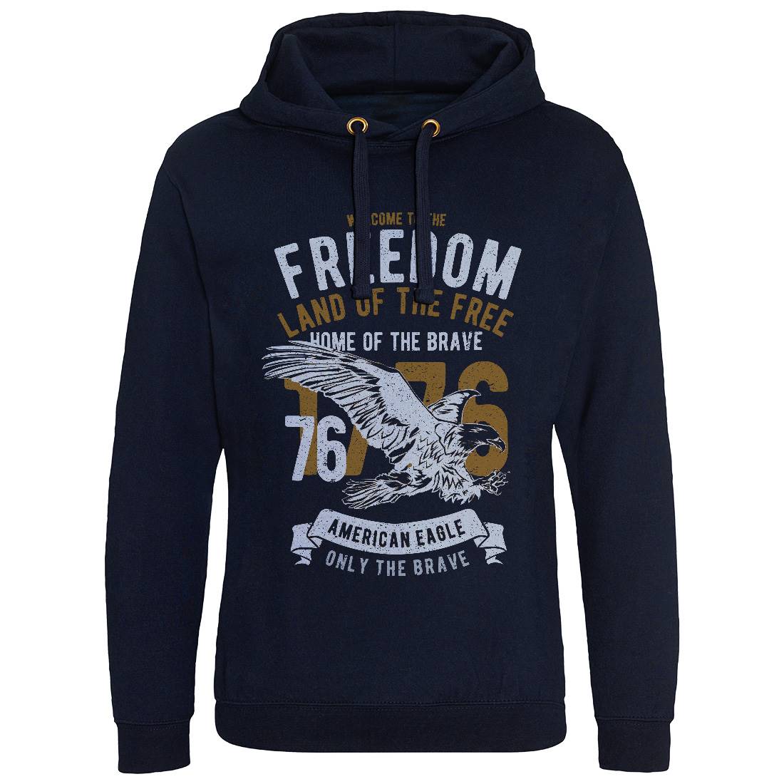 Welcome To The Freedom Mens Hoodie Without Pocket Army A790