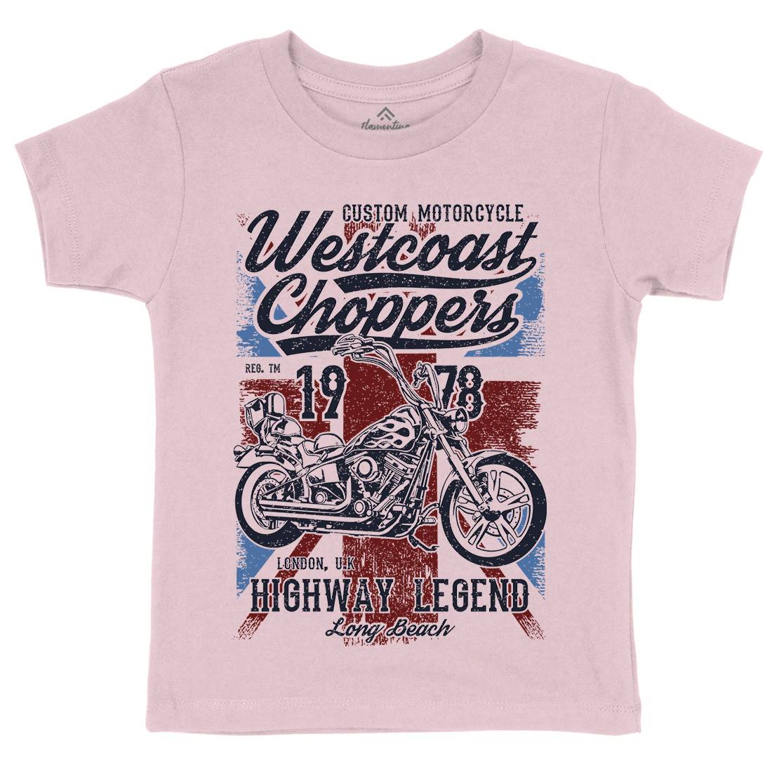 Westcoast Choppers Kids Crew Neck T-Shirt Motorcycles A791