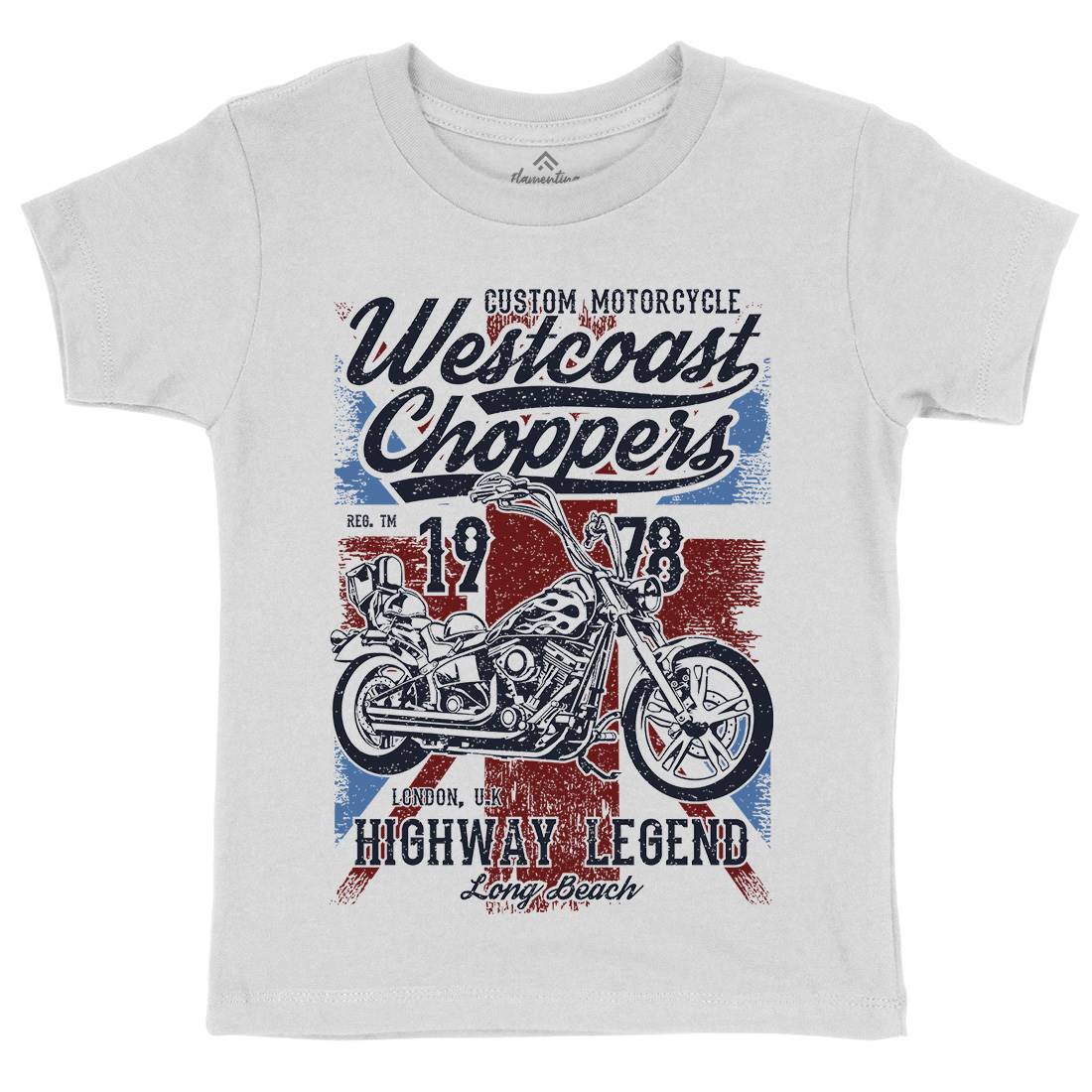 Westcoast Choppers Kids Organic Crew Neck T-Shirt Motorcycles A791