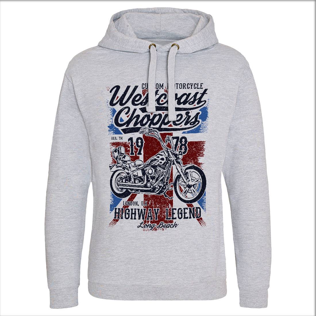 Westcoast Choppers Mens Hoodie Without Pocket Motorcycles A791