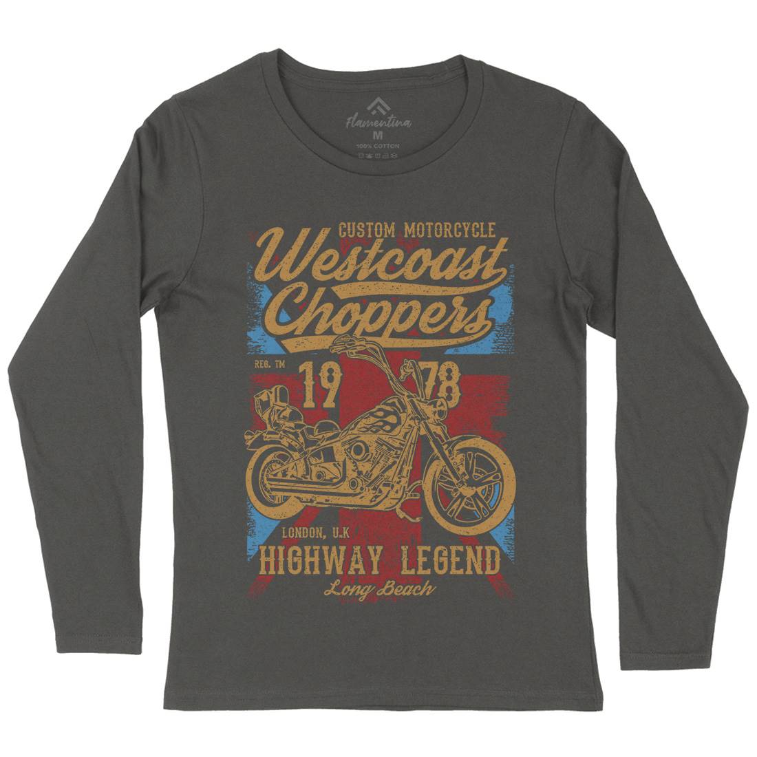 Westcoast Choppers Womens Long Sleeve T-Shirt Motorcycles A791