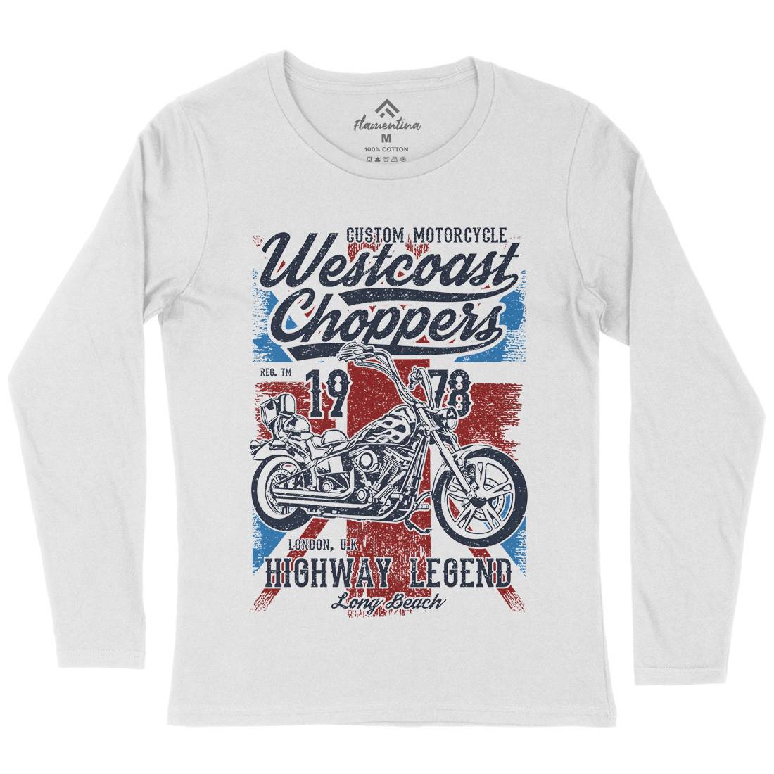 Westcoast Choppers Womens Long Sleeve T-Shirt Motorcycles A791