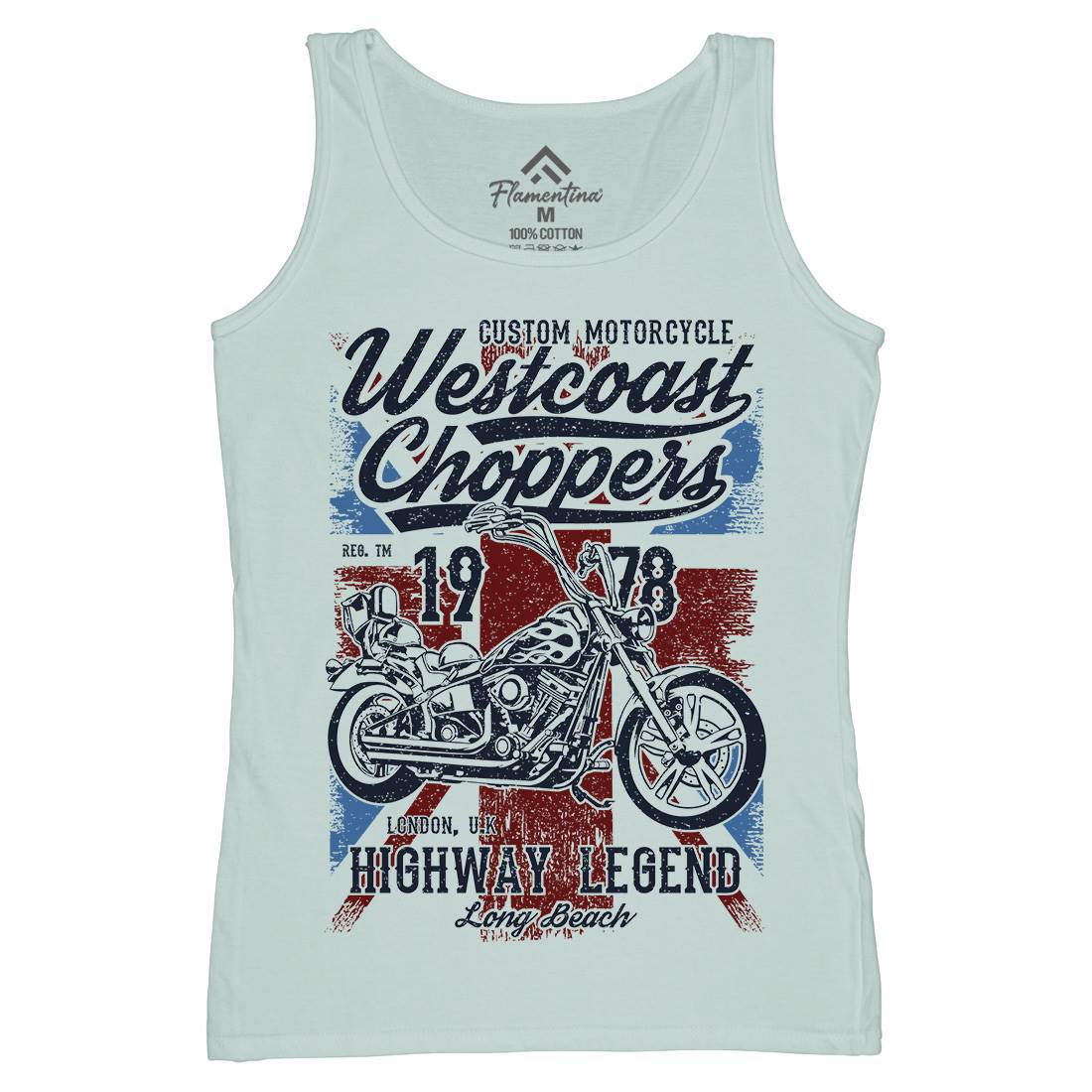 Westcoast Choppers Womens Organic Tank Top Vest Motorcycles A791