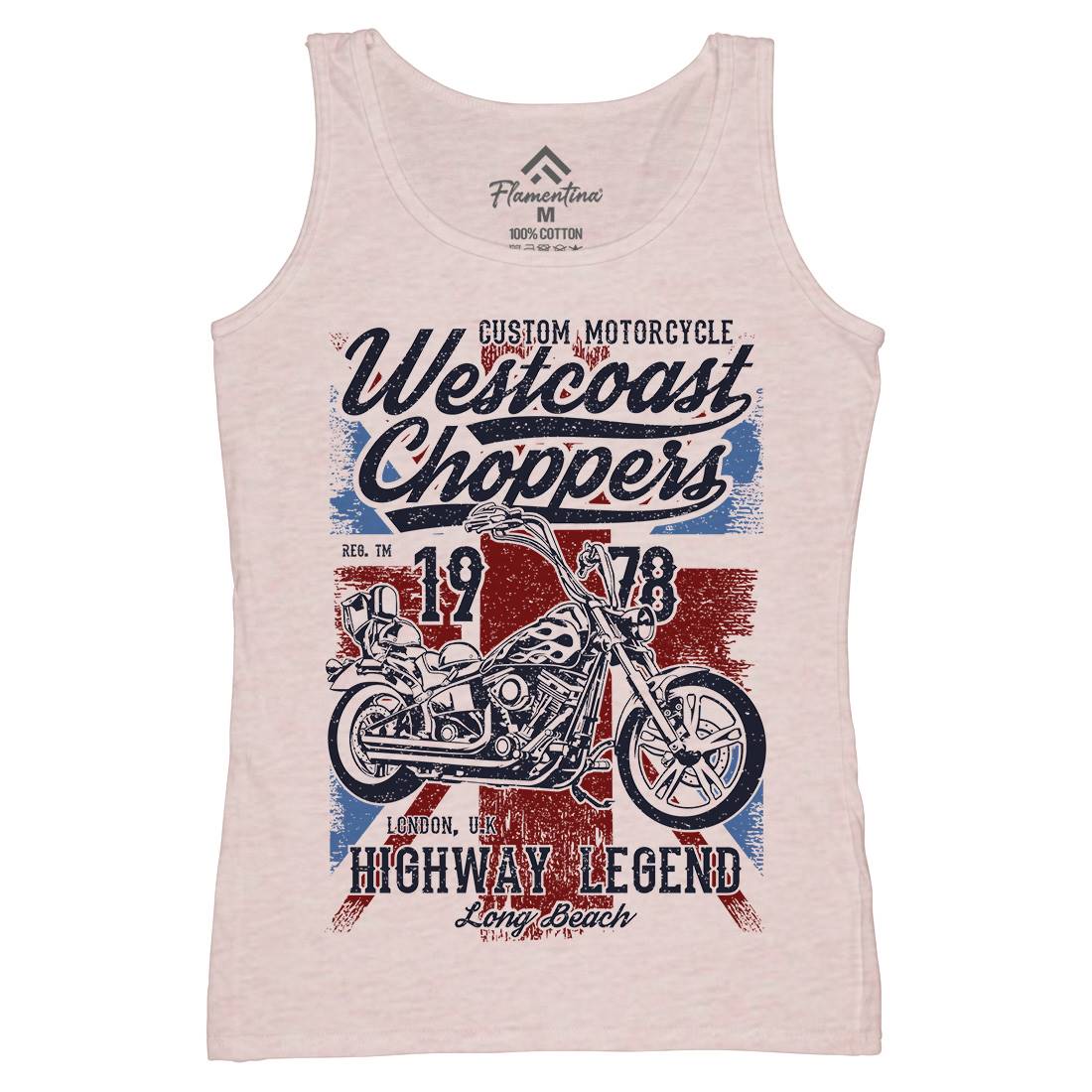 Westcoast Choppers Womens Organic Tank Top Vest Motorcycles A791