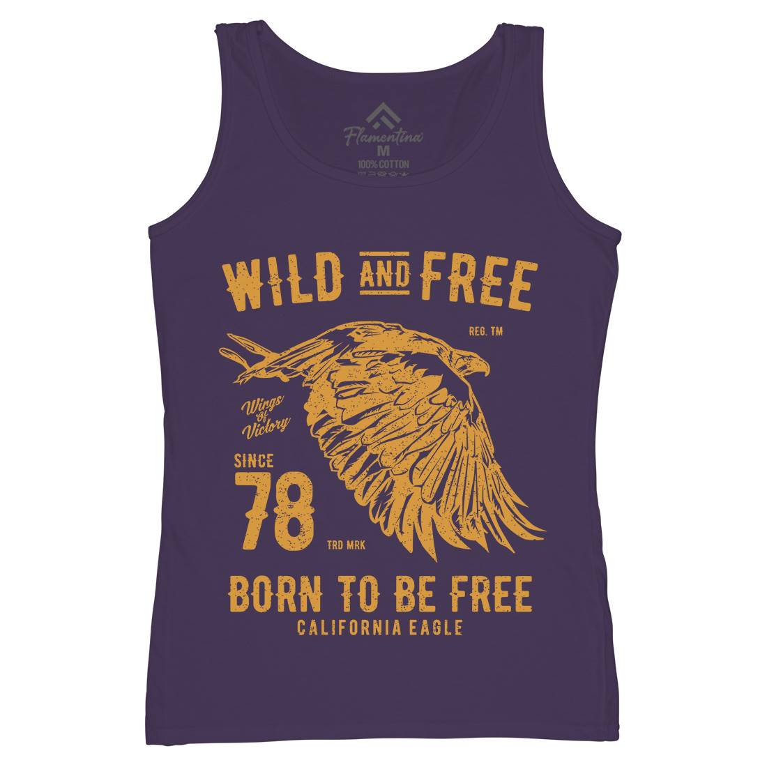 Wild And Free Womens Organic Tank Top Vest Army A792