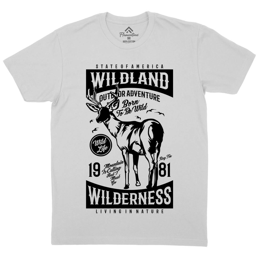 Wild Land Mens Crew Neck T-Shirt Nature A793