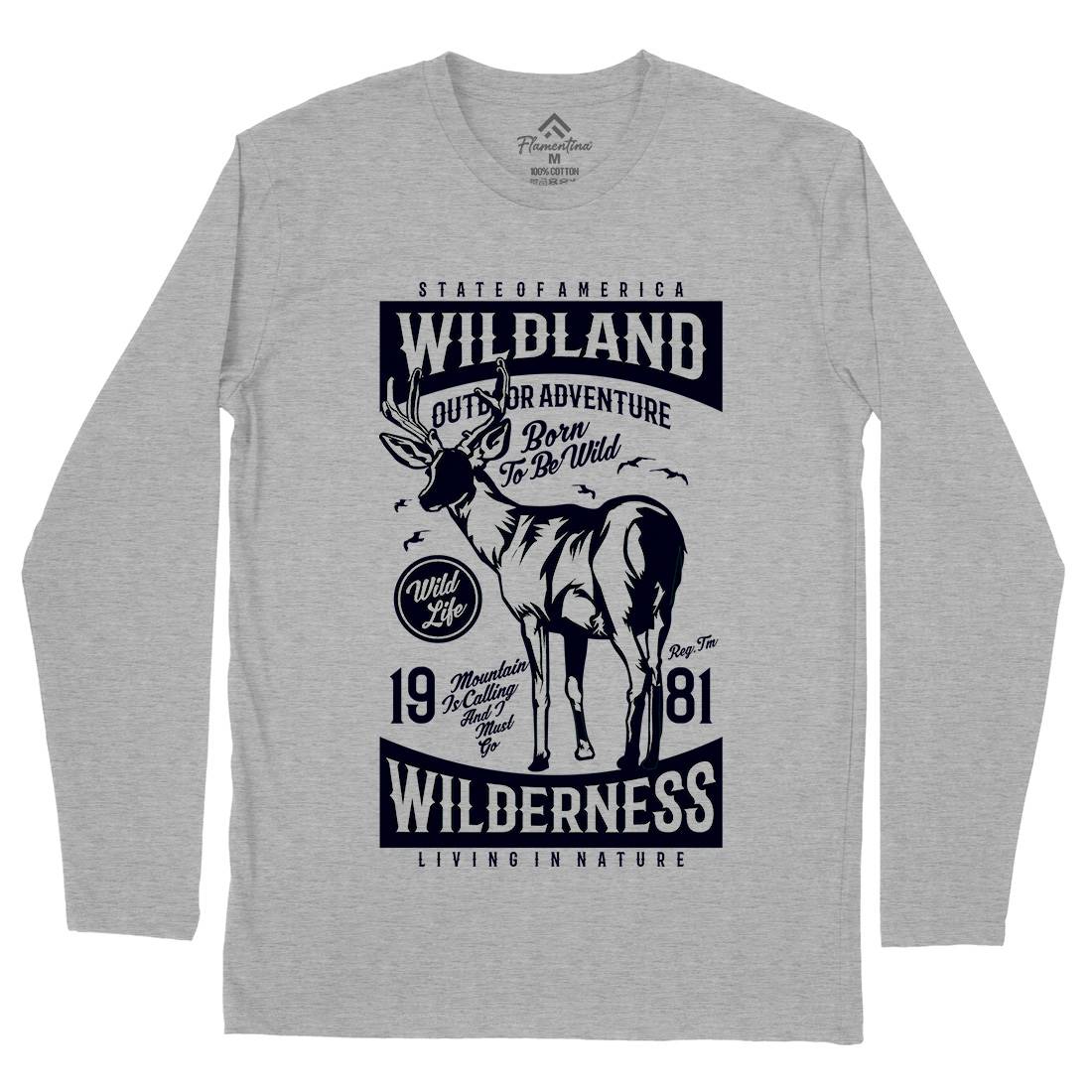 Wild Land Mens Long Sleeve T-Shirt Nature A793