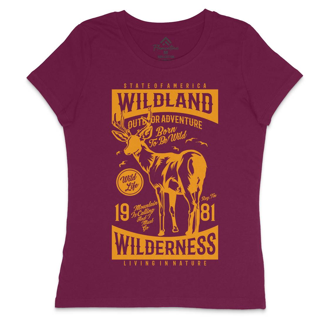 Wild Land Womens Crew Neck T-Shirt Nature A793