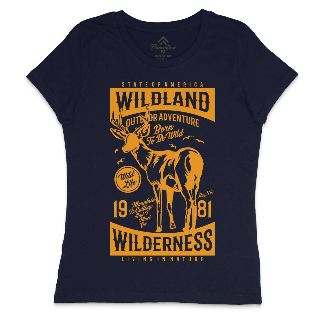 Wild Land Womens Crew Neck T-Shirt Nature A793