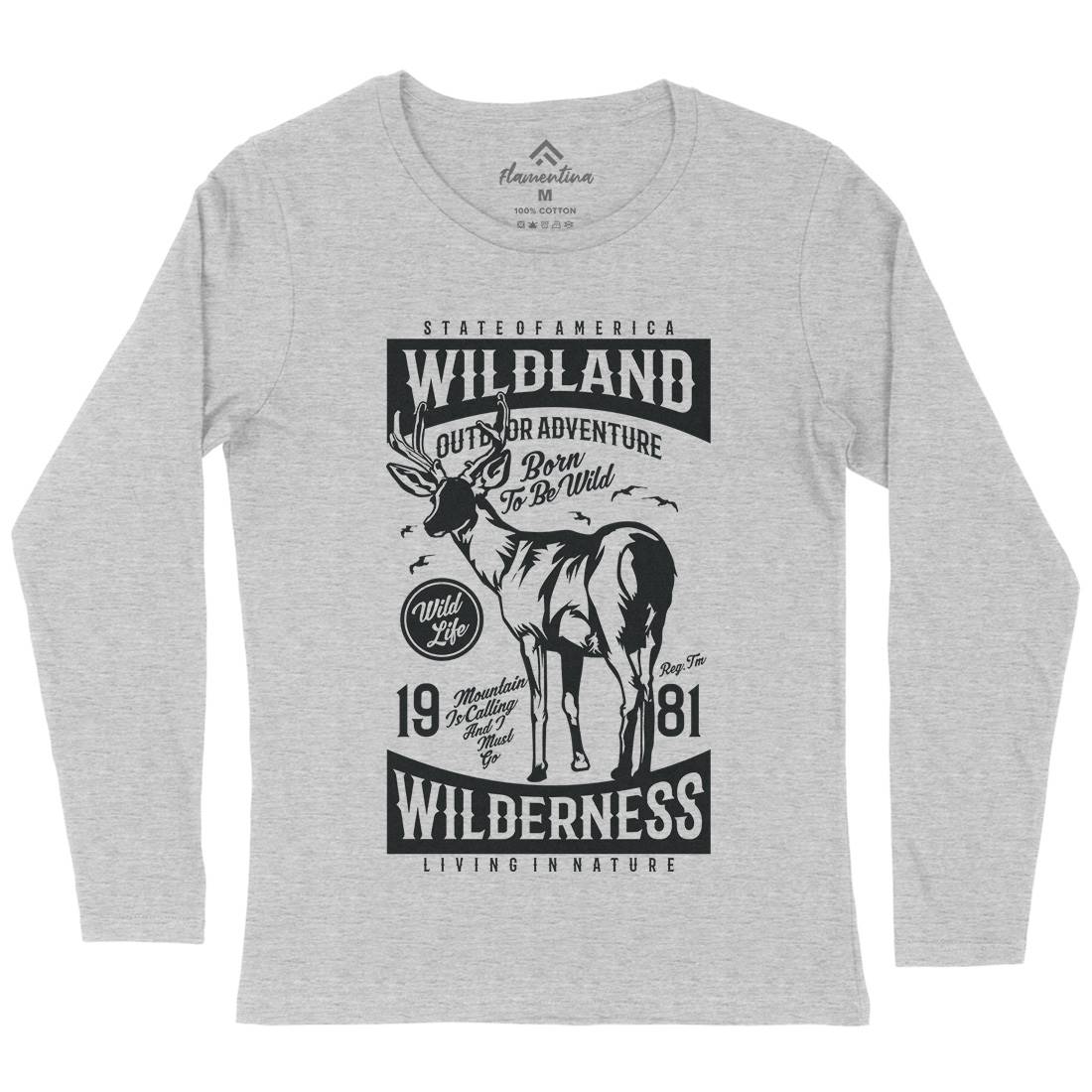 Wild Land Womens Long Sleeve T-Shirt Nature A793