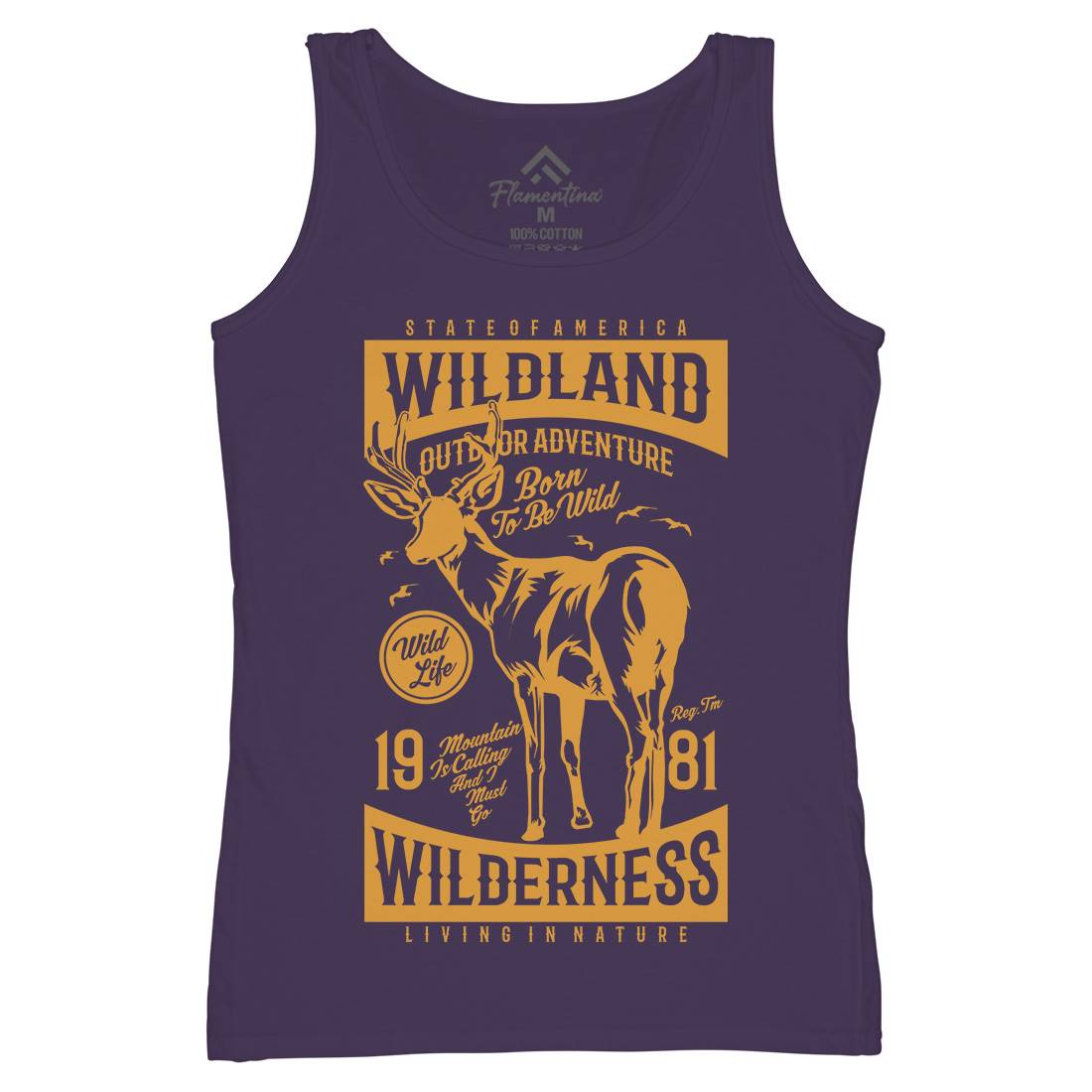 Wild Land Womens Organic Tank Top Vest Nature A793