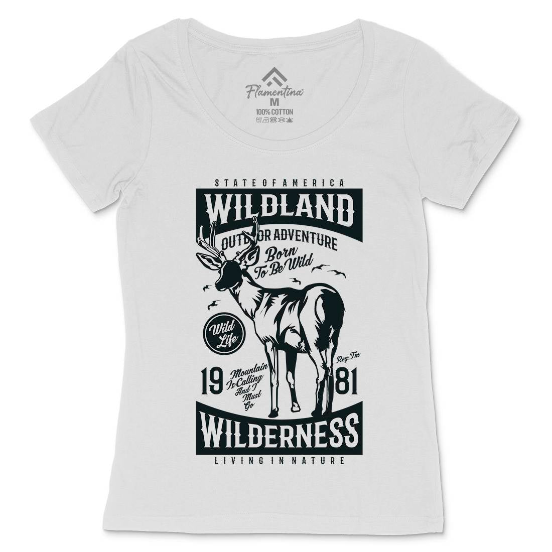 Wild Land Womens Scoop Neck T-Shirt Nature A793