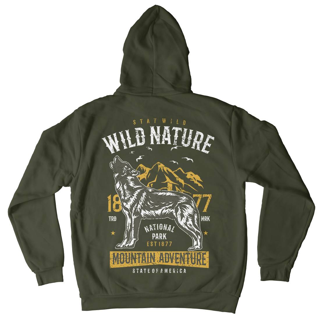 Wild Kids Crew Neck Hoodie Nature A794