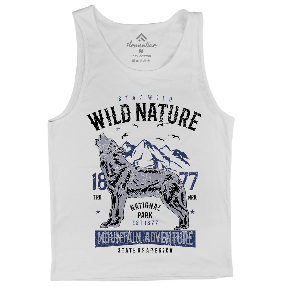 Wild Mens Tank Top Vest Nature A794