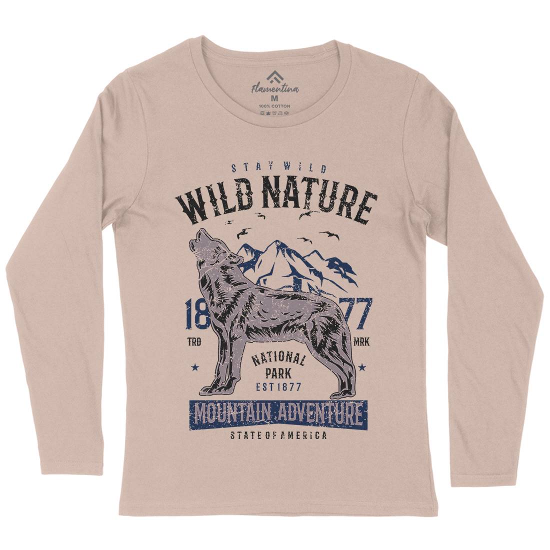 Wild Womens Long Sleeve T-Shirt Nature A794