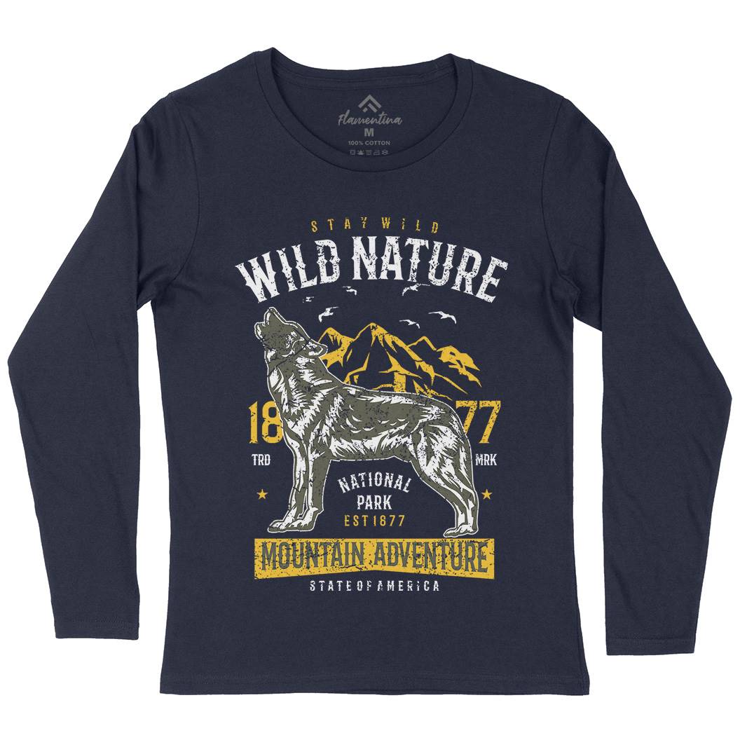 Wild Womens Long Sleeve T-Shirt Nature A794