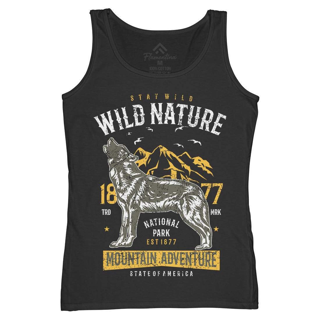 Wild Womens Organic Tank Top Vest Nature A794