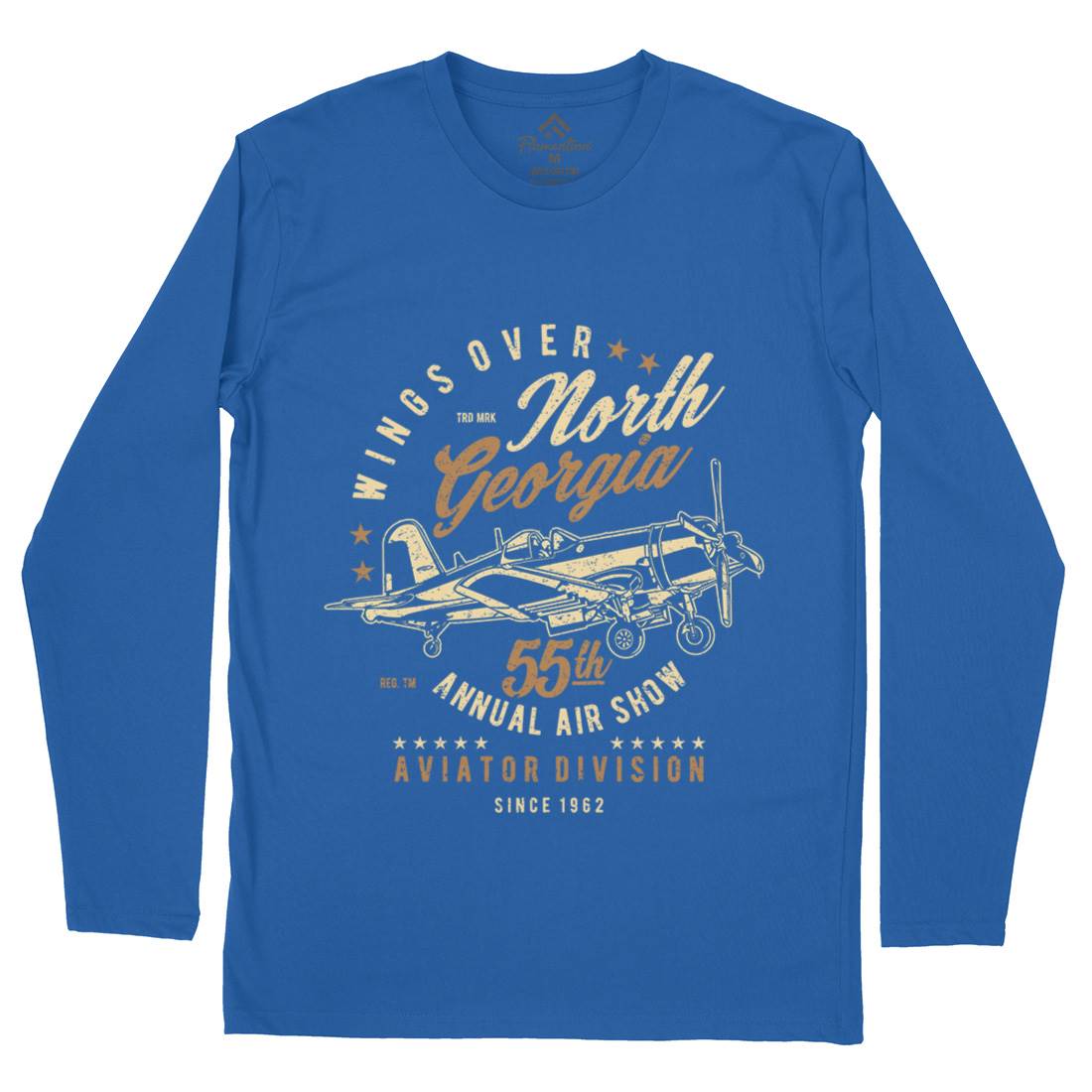 Wings Over North Georgia Mens Long Sleeve T-Shirt Vehicles A796