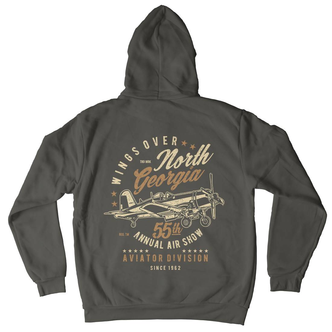 Wings Over North Georgia Mens Hoodie With Pocket Vehicles A796