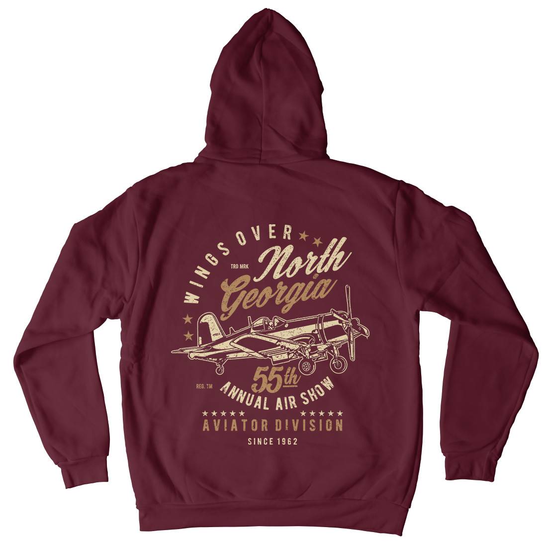 Wings Over North Georgia Mens Hoodie With Pocket Vehicles A796