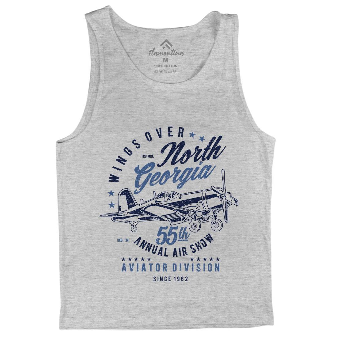 Wings Over North Georgia Mens Tank Top Vest Vehicles A796