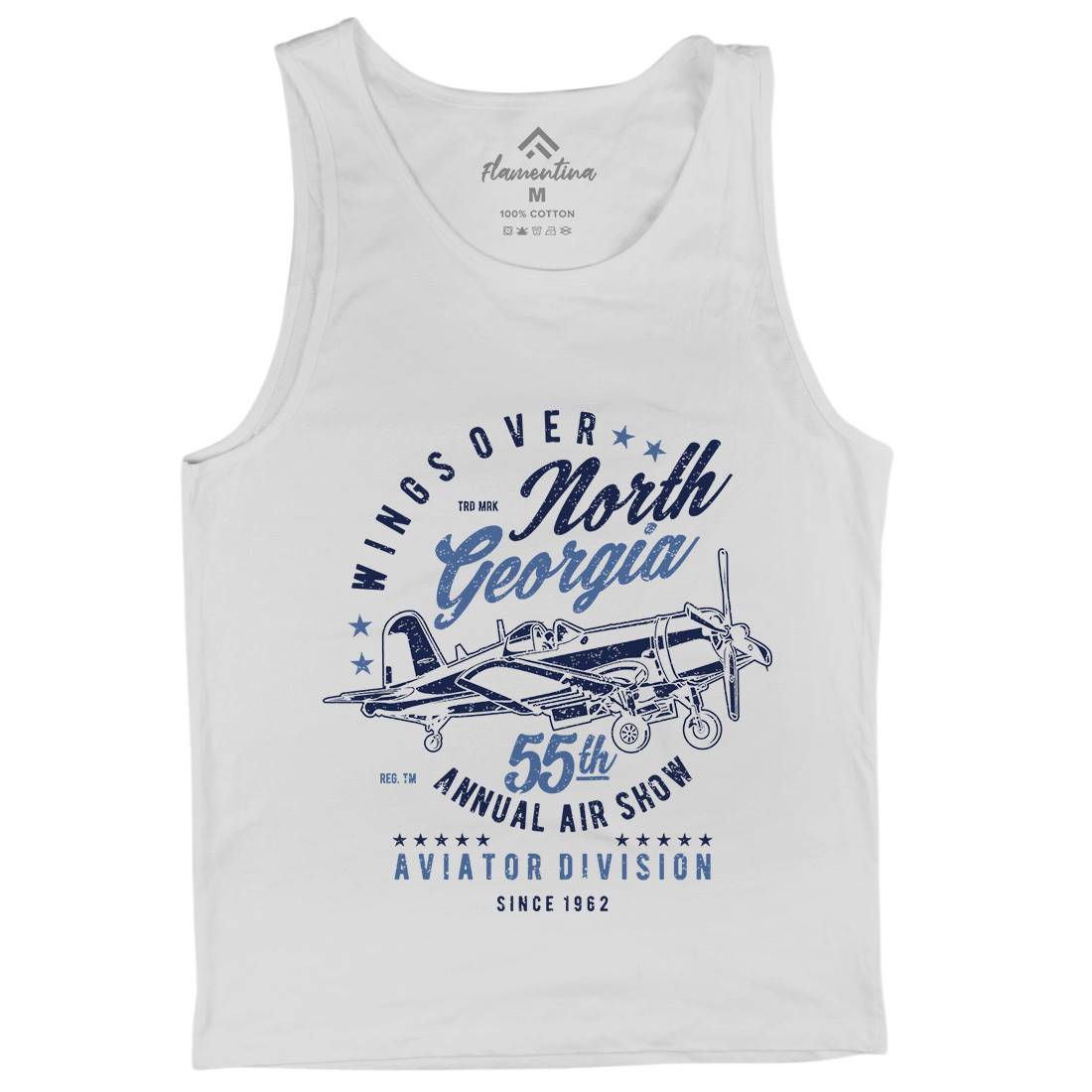 Wings Over North Georgia Mens Tank Top Vest Vehicles A796