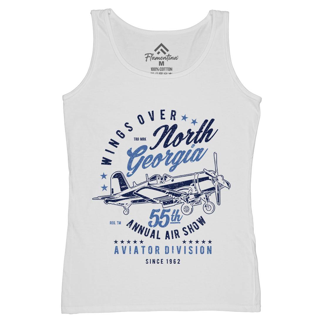 Wings Over North Georgia Womens Organic Tank Top Vest Vehicles A796