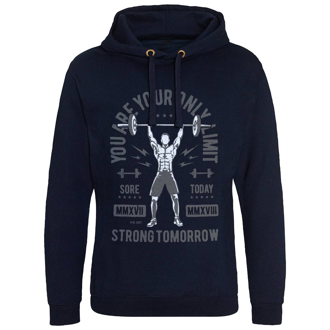 You Are Your Only Limit Mens Hoodie Without Pocket Gym A799