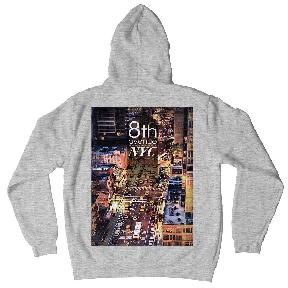 8Th Avenue Nyc Mens Hoodie With Pocket Art A801