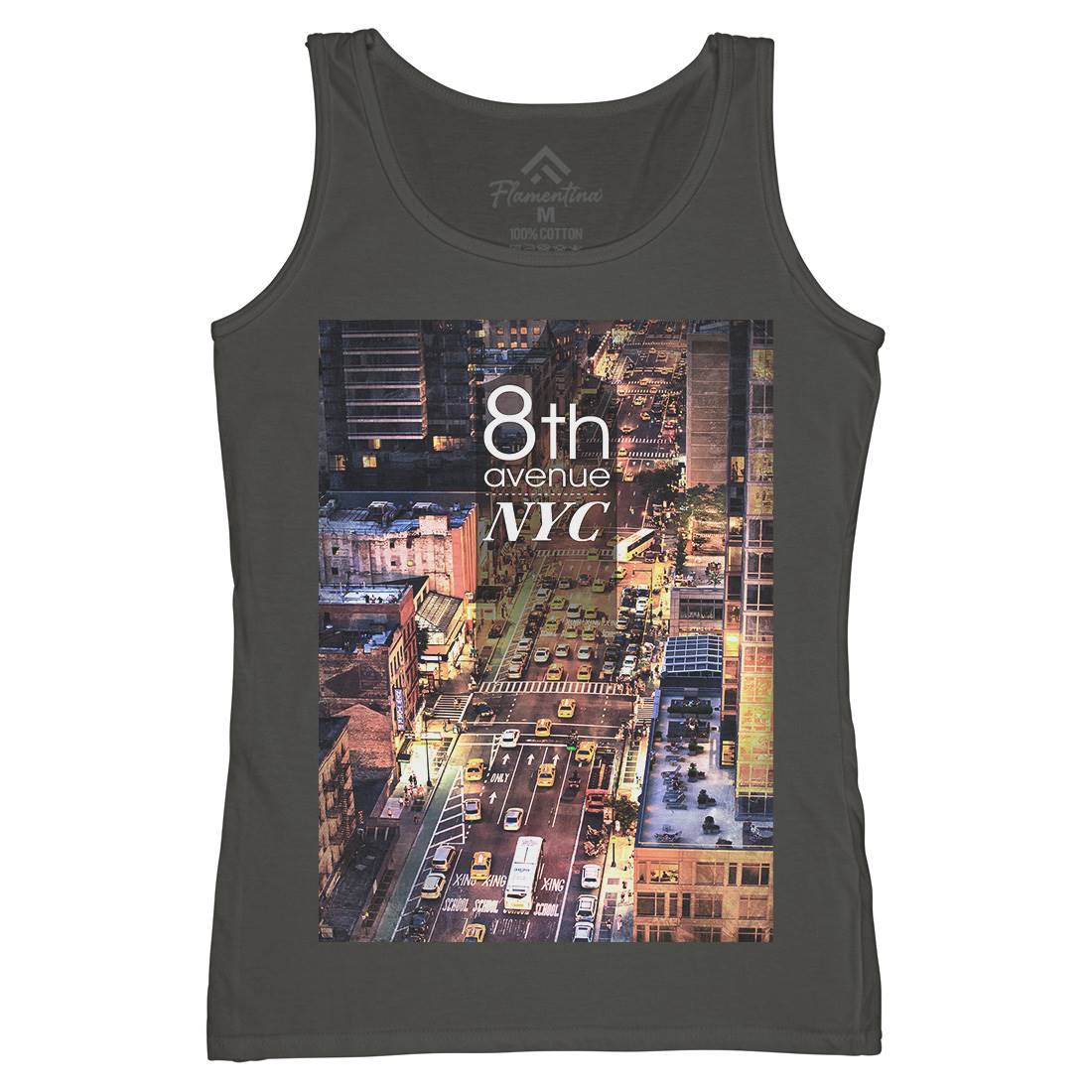 8Th Avenue Nyc Womens Organic Tank Top Vest Art A801