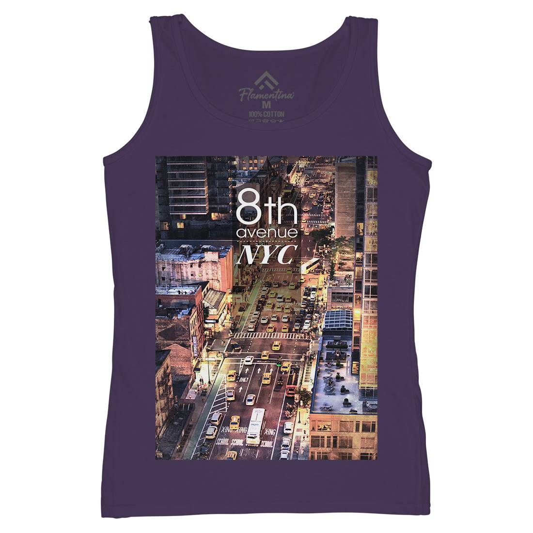 8Th Avenue Nyc Womens Organic Tank Top Vest Art A801