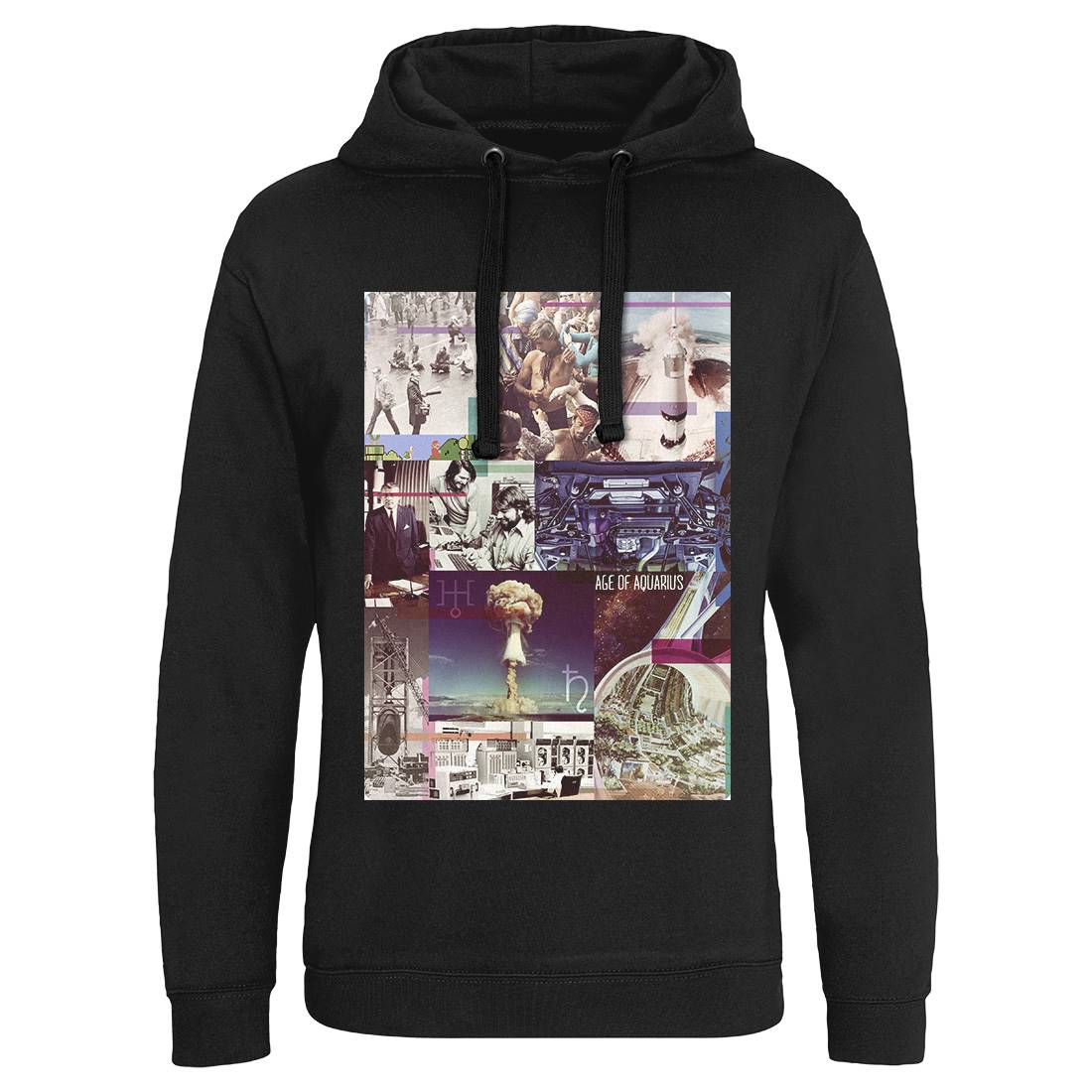 Age Of Aquarius Mens Hoodie Without Pocket Space A804