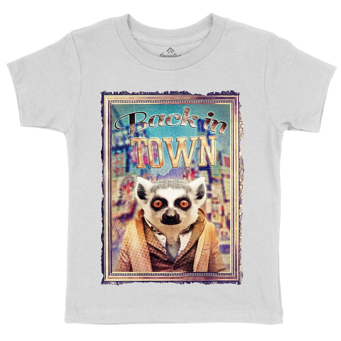 Back In Town Kids Crew Neck T-Shirt Art A807