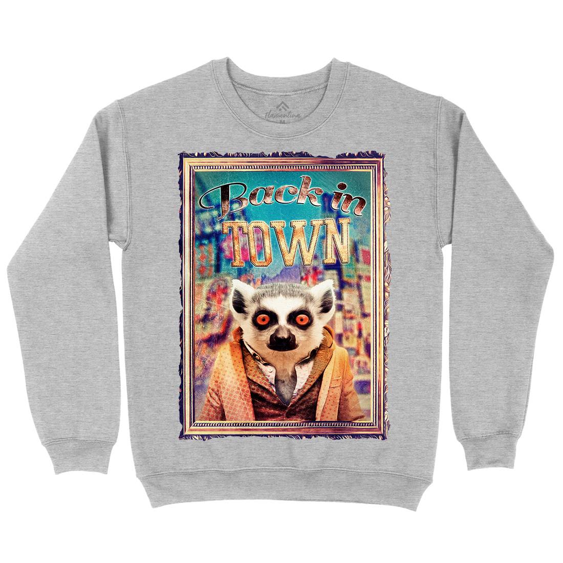 Back In Town Kids Crew Neck Sweatshirt Art A807