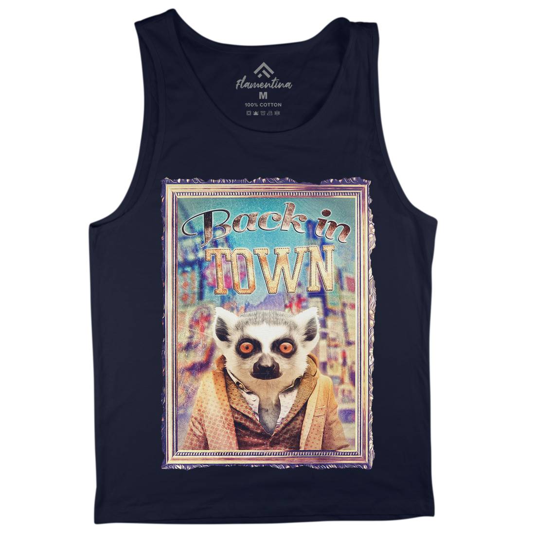 Back In Town Mens Tank Top Vest Art A807