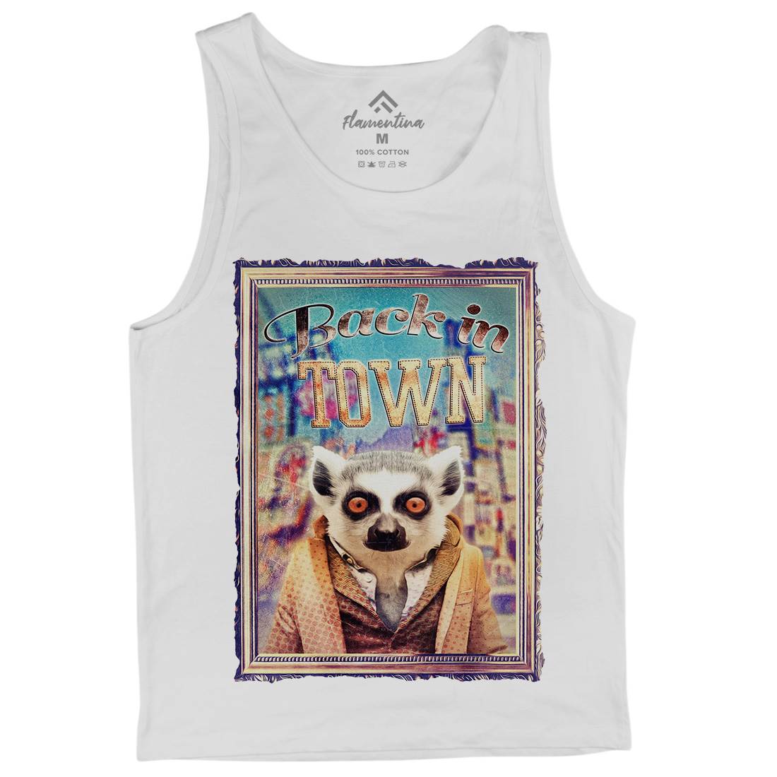 Back In Town Mens Tank Top Vest Art A807