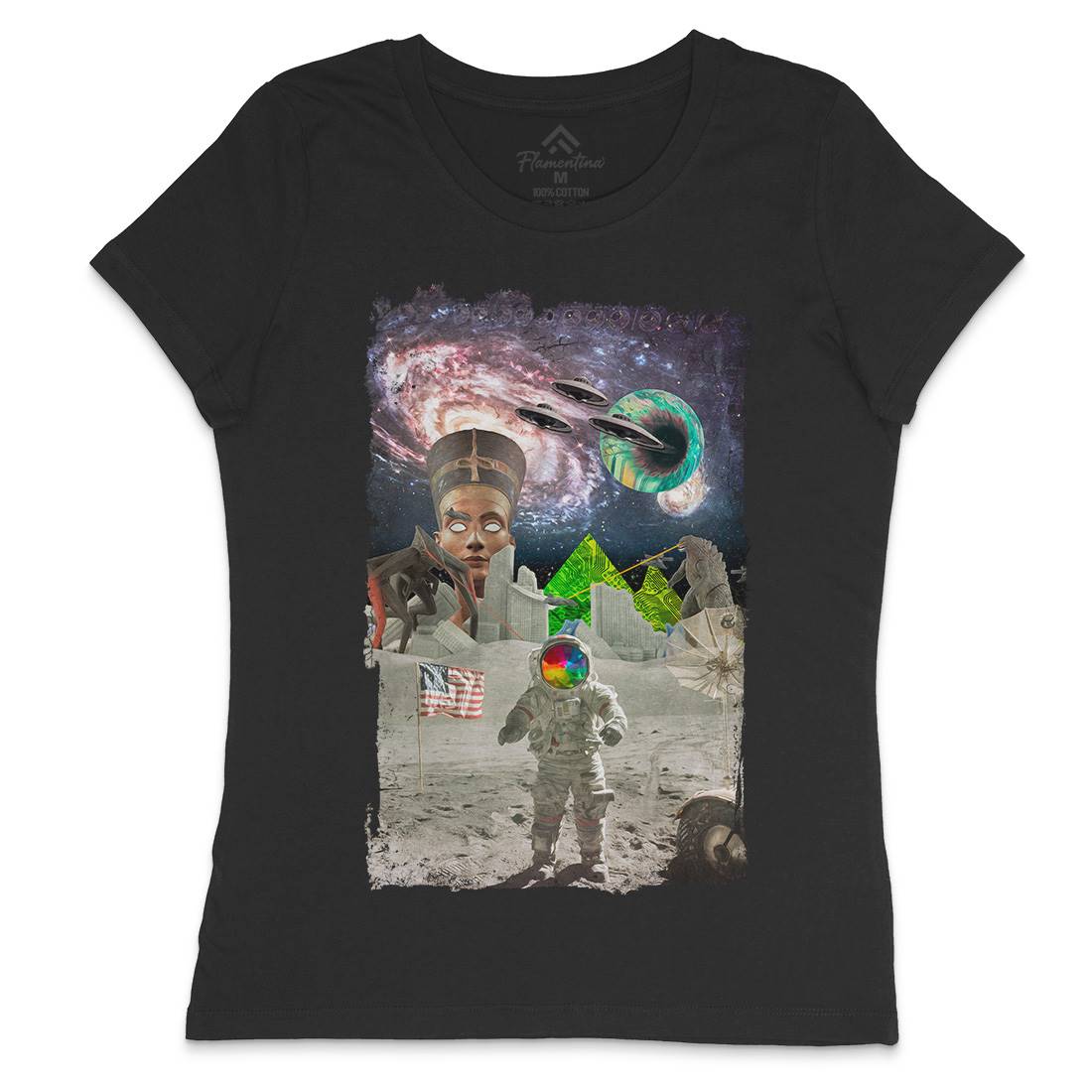 Been There Womens Crew Neck T-Shirt Space A809
