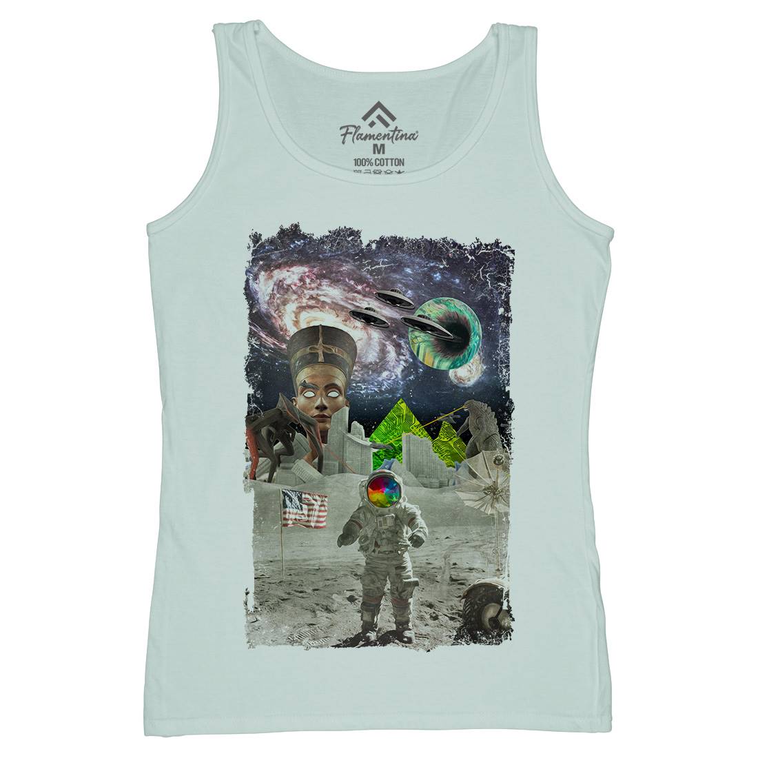 Been There Womens Organic Tank Top Vest Space A809
