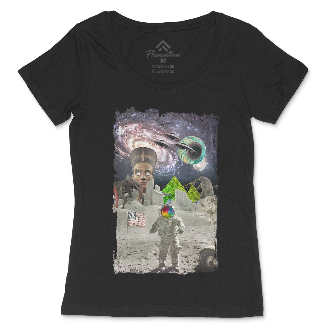 Been There Womens Scoop Neck T-Shirt Space A809