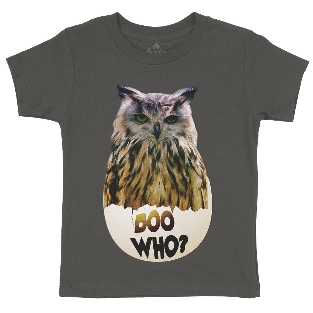 Boo Who Kids Organic Crew Neck T-Shirt Art A811