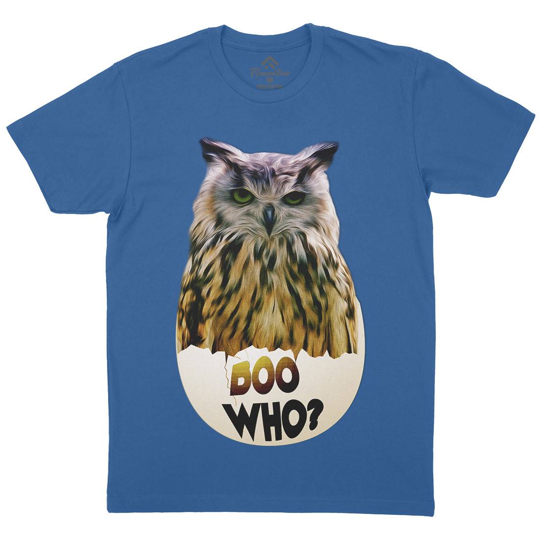 Boo Who Mens Organic Crew Neck T-Shirt Art A811